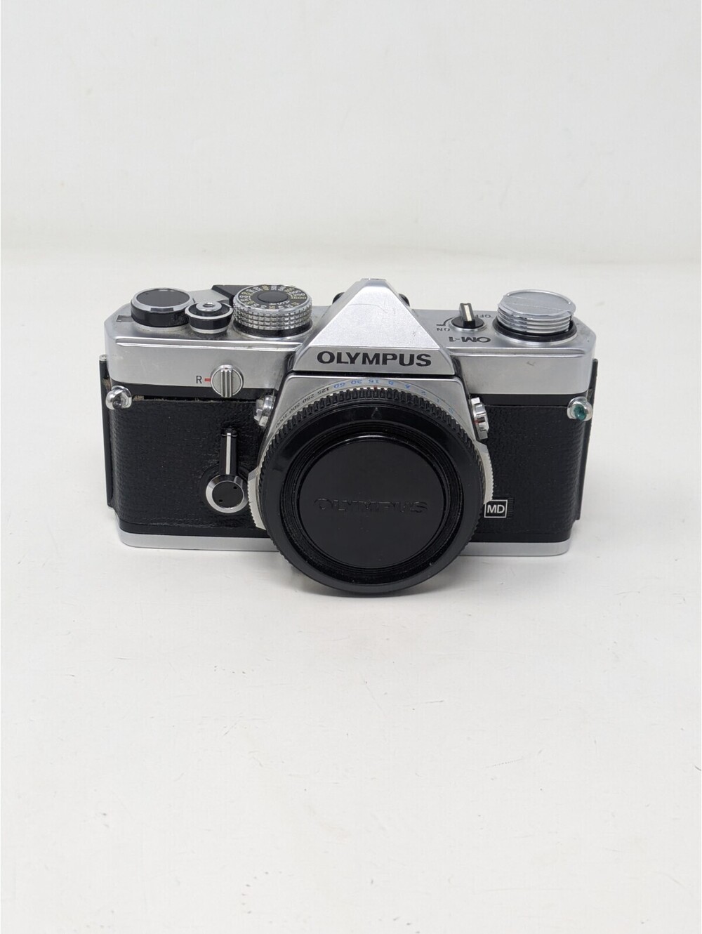 Olympus OM-1 35mm SLR Body – Silver – All-Mechanical – Meter Tested & Working